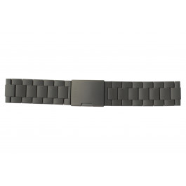 Horlogeband Fossil PR2105 / JR1401 / 25XXXX - 134XXXX Staal Zwart 24mm